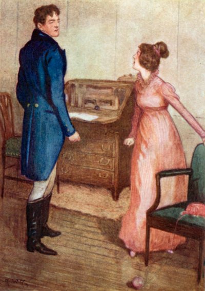 Illustration for Pride and Prejudice by Arthur Wallis Mills